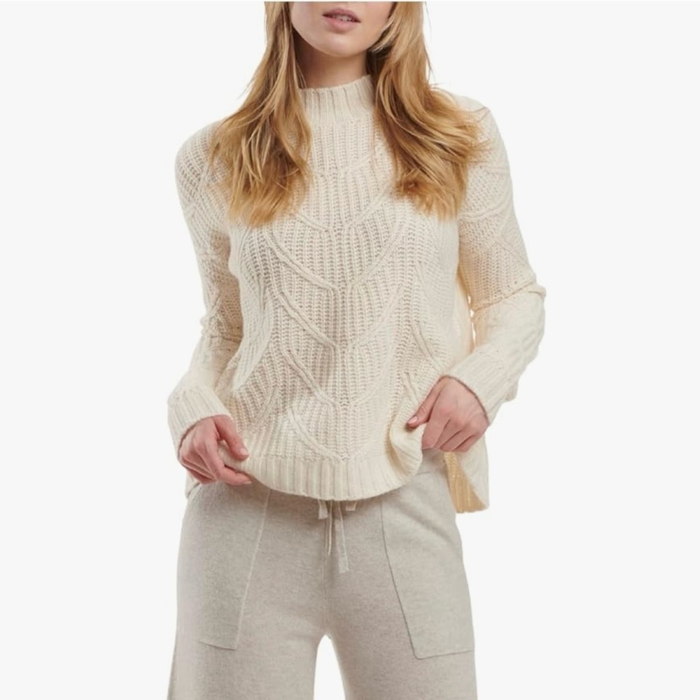 Splendid Cozy Cream Knit Sweater